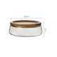 Wooden & Glass Serving Platter Small